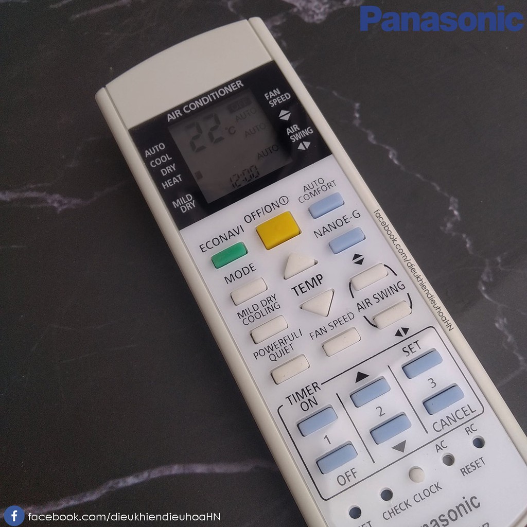 Điều khiển điều hòa Panasonic inverter 2 chiều