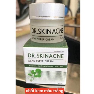 ( chính hãng ) Kem Sạch Mụn DR.SKINACNE Giúp Dưỡng Trắng Da, Xóa Thâm, Liền Sẹo Cho Mọi Loại Da Không Gây Kích Ứng (15g)