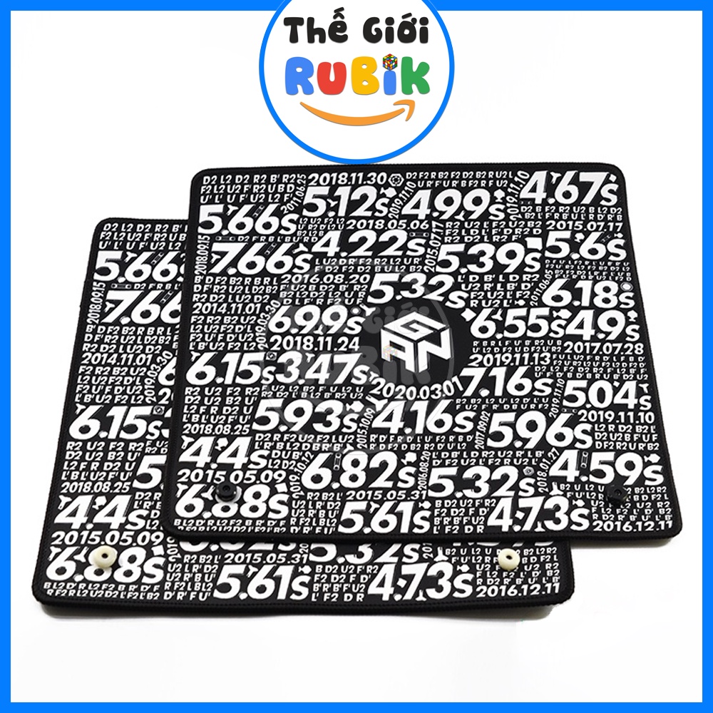 Thảm Kê Chơi Rubik Gan Timer Mat. Thảm Lót Luyện Tập Xoay Rubic Chuyên Dụng Chống Xước Vip Pro | Thế Giới Rubik