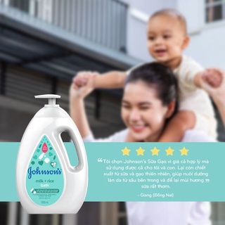 Sữa tắm chứa sữa Johnson's  1000ml