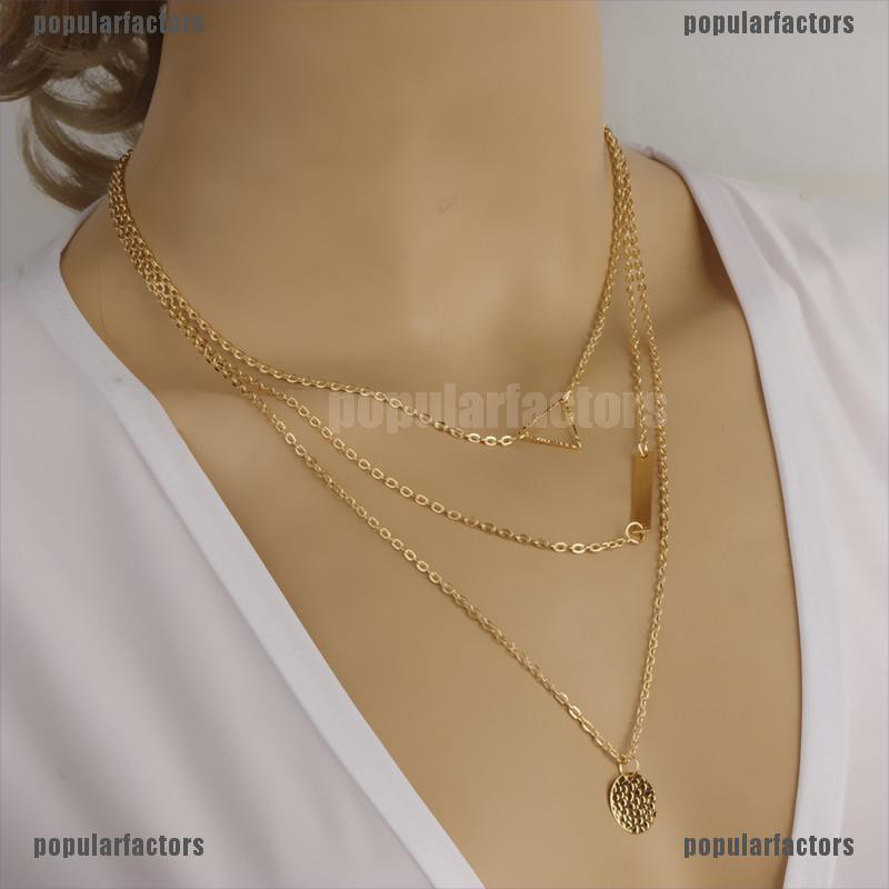 Dây Chuyền Nhiều Lớp Thiết Kế Thời Trang Dành Cho Nữ