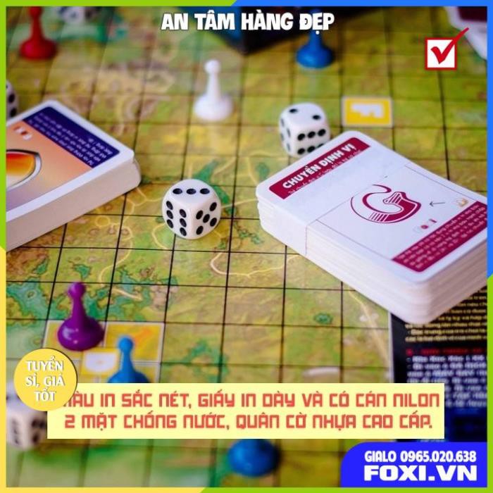 Board game-Escape From Zombie-đi tìm kho báu Foxi-trò chơi hay-gây cấn-hồi hộp và siêu trí tuệ