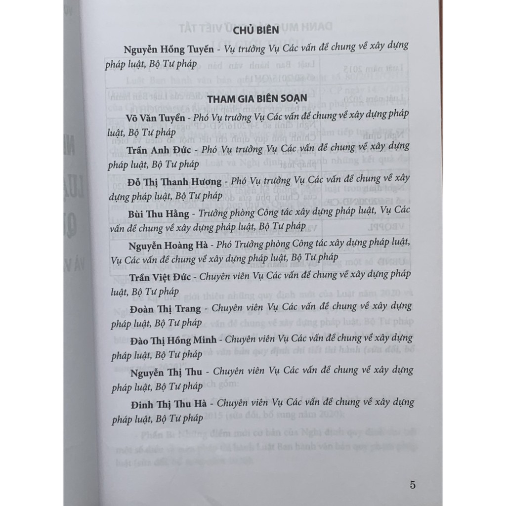Sách- Những điểm mới cơ bản của Luật ban hành văn bản quy phạm pháp luật