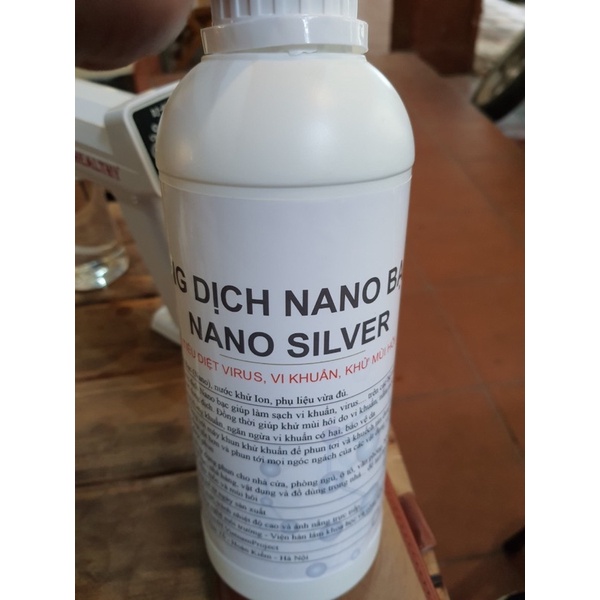 Dung dịch cho máy phun khử khuẩn ( Nano bạc )