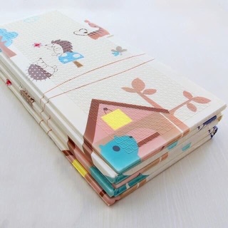 Thảm xốp xpe phủ silicon, 1,8x2m. Thảm nằm chơi cho bé. Thảm xpe hàn quốc