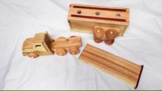 Xe gỗ xe Container đồ chơi gỗ