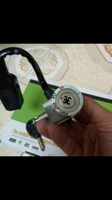 Bộ ổ khoá SIRIUS 6 cạnh ( loại xe nhật )