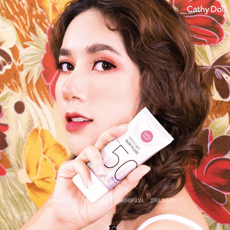 [ Auth Thái ] Sữa Chống Nắng Nâng Tone Cathy Doll Ultra Light Sun Fluid SPF50 PA++++