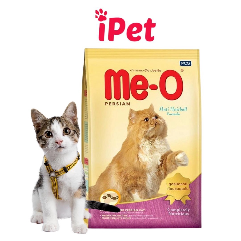 Thức Ăn Hạt Khô Me-O Persian Dành Cho Mèo Lông Dài Chống Búi Lông 1.1kg - iPet Shop