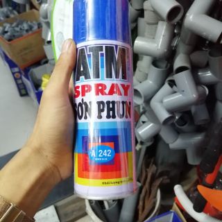 Sơn phun atm xanh duong a424