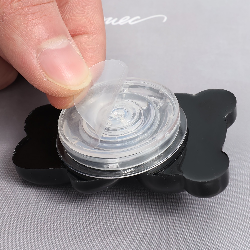 Giá Đỡ Điện Thoại Cầm Tay Hình Gấu Pha Lê 3D Tự Dính Có Thể Thu Gọn Cho iPhone &amp; Android