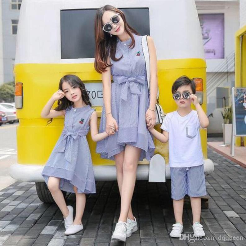 [Đẹp vô đối] Set đồ đôi mẹ và bé hàng thiết kế với chất cotton lụa hàn mềm & đẹp, set mẹ bé gái set mẹ bé trai