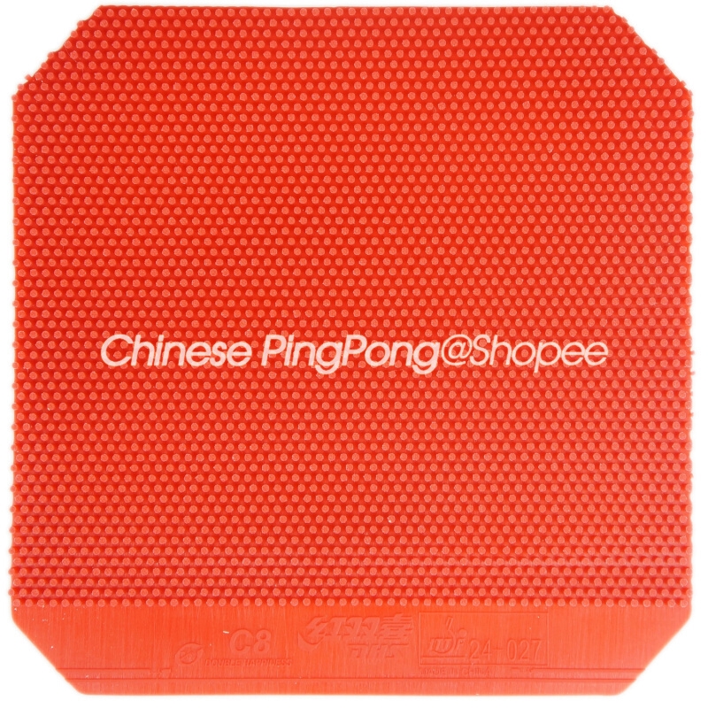 DHS C8 / C-8 Pips-long DHS Table Tennis Rubber LONG PIPS Original DHS Ping Pong Topsheet OX / Sponge