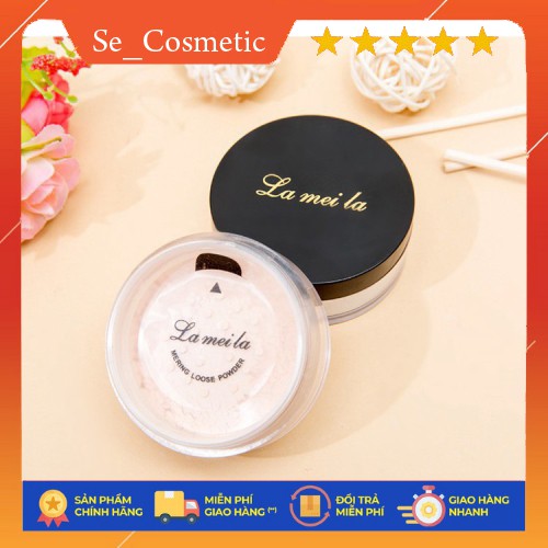 Phấn phủ kiềm dầu Lameila dạng bột siêu mịn màu tự nhiên 6g phấn trang điểm | BigBuy360 - bigbuy360.vn