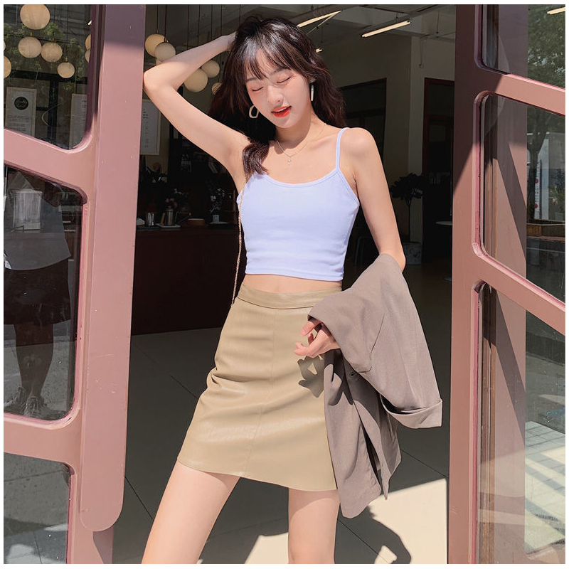 Áo Croptop Sát Nách Màu Trơn Hợp Thời Trang Cho Nữ