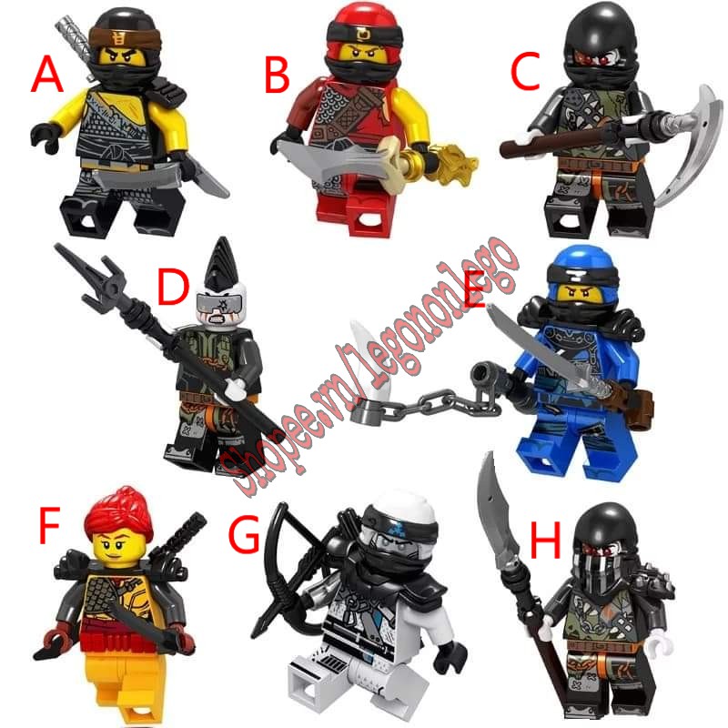 Minifigure Non Lego nhân vật ninjago loại 3