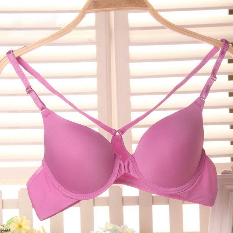 Áo ngực nữ mềm mại gài trước 7 màu thời trang