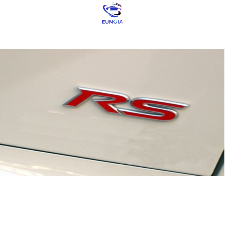 Decal logo kim loại chữ RS dán vành chắn bùn phía sau cho xe hơi CHEVROLET