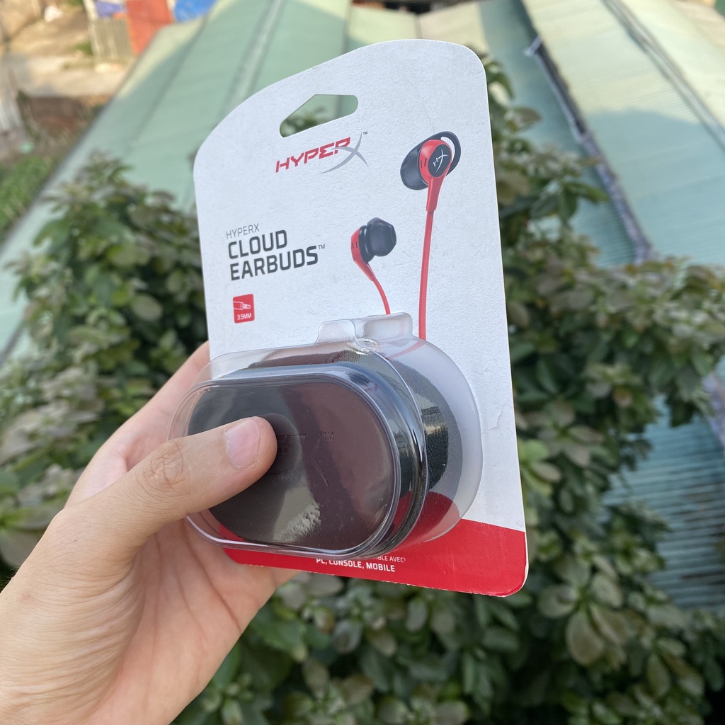 Tai nghe chơi game Kingston HyperX Cloud Earbuds có mic - Hàng chính hãng mới 100%