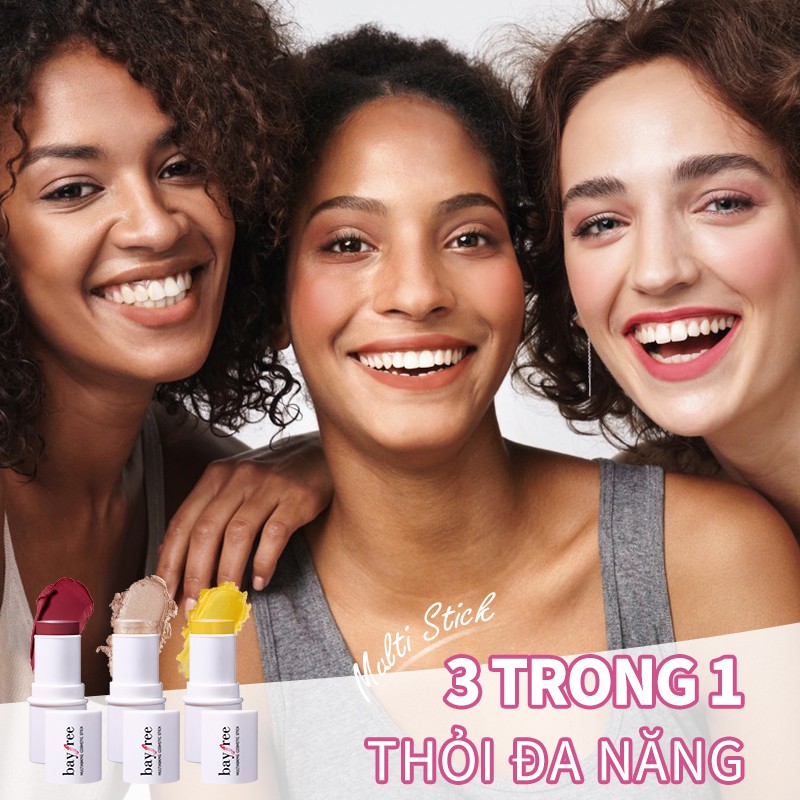 Thỏi phấn má hồng/phấn bắt sáng 3 trong 1 đa năng Bayfree 7g | BigBuy360 - bigbuy360.vn