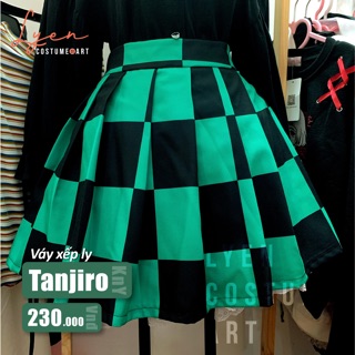 Váy xếp ly Tanjiro