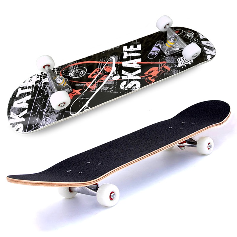 Ván trượt skateboard mặt nhám bánh cao su Keen Store gỗ phong ép cao cấp 7 lớp