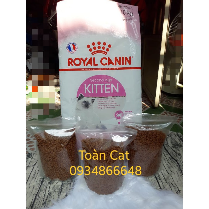 THỨC ĂN ROYAL CANIN KITTEN CHO MÈO CON TỪ 4-12 THÁNG TUỔI TÚI CHIẾT 1KG