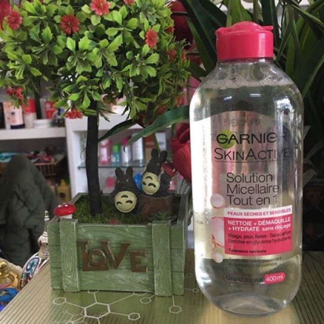 Nước tẩy trang Ganier Màu Hồng