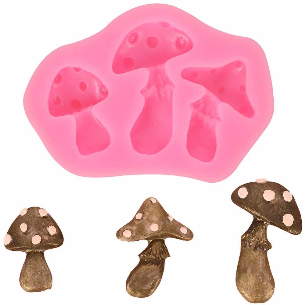 Khuôn Silicone Làm Bánh Hình Cây Nấm