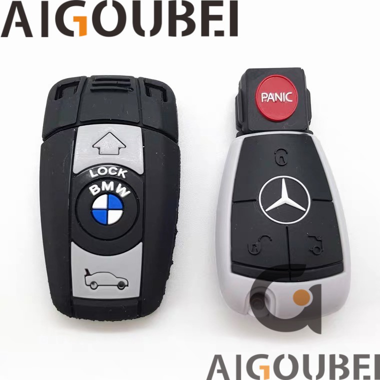 USB Flash Disk USB 2.0 port with premium BMW logo silicone case 1GB/2GB/4GB/8GB/16GB/32GB/64GB/128GB