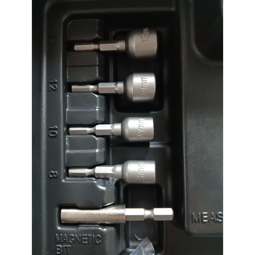Bộ máy khoan búa kèm hộp và phụ kiện Makita M8103KX2B trọn bộ MK