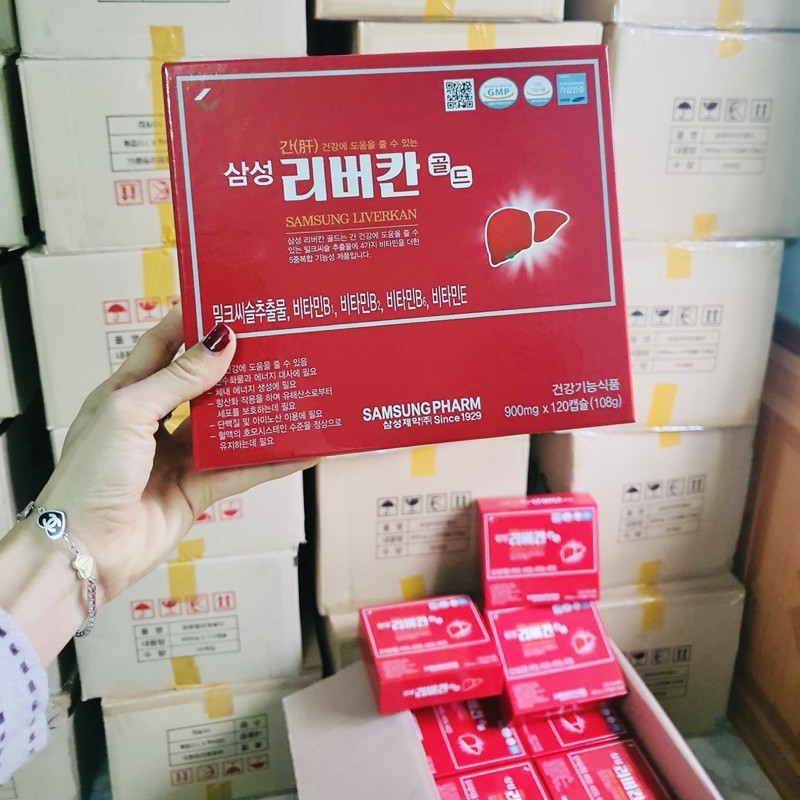 HÀNG MỚI VỀ] Bổ gan SAMSUNG Hàn Quốc, hộp 120v | Shopee Việt Nam