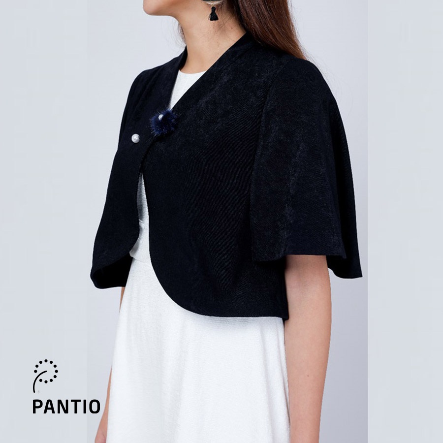 Áo khoác chất nhung ngắn tay thiết kế tối giản FKM9509 - PANTIO