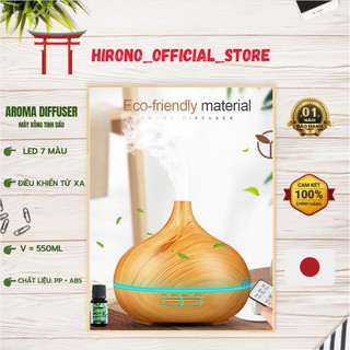  Máy Xông Tinh Dầu Siêu Âm, Phun Sương AROMA DIFFUSER Dung Tích 550ml