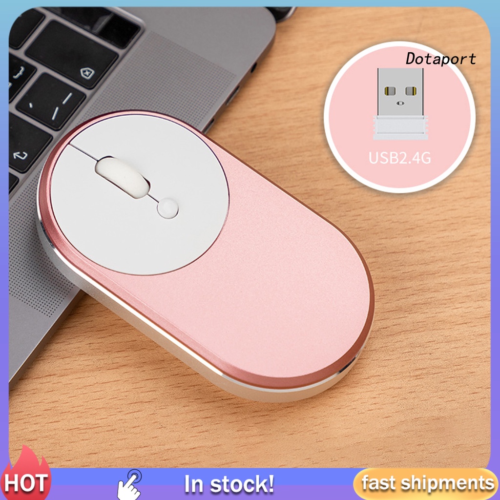 Chuột không dây Siêu Mỏng Khung Hợp Kim Nhôm 2.4GHz M1