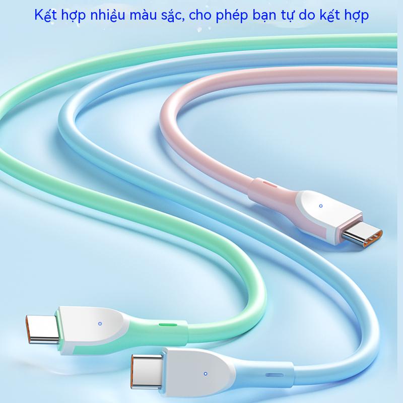 Dây Cáp Sạc Nhanh Loại c 6A Cho Samsung / vivo / oppo / Xiaomi Dài 2m