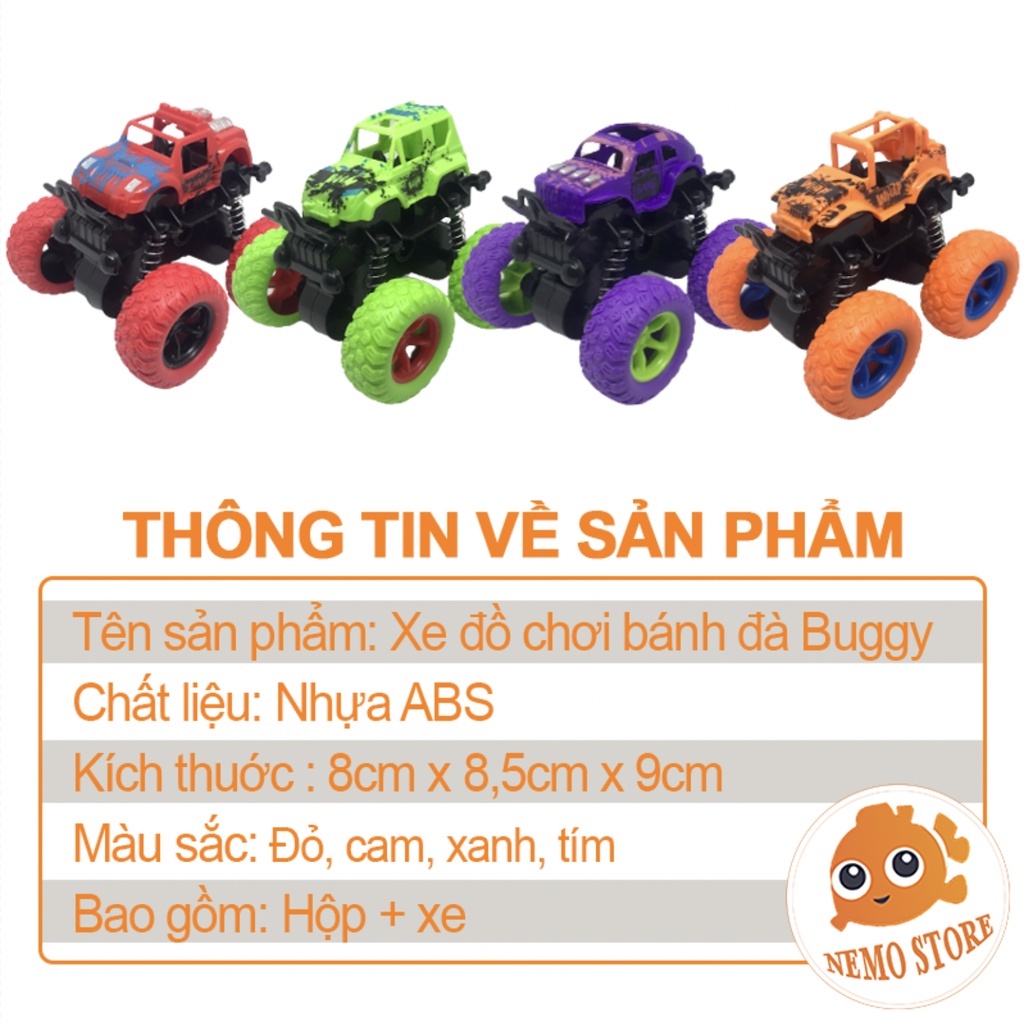 Xe Ô tô đồ chơi địa hình Buggy chạy đà dùng quán tính bánh to cỡ lớn