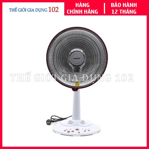 Quạt sưởi Halogen TIROSS TS929 1000W Hàng chính hãng, bảo hành 12 tháng