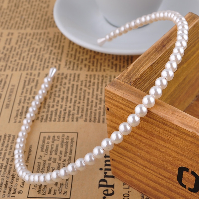 Women Pearl Headband Hair Accessories