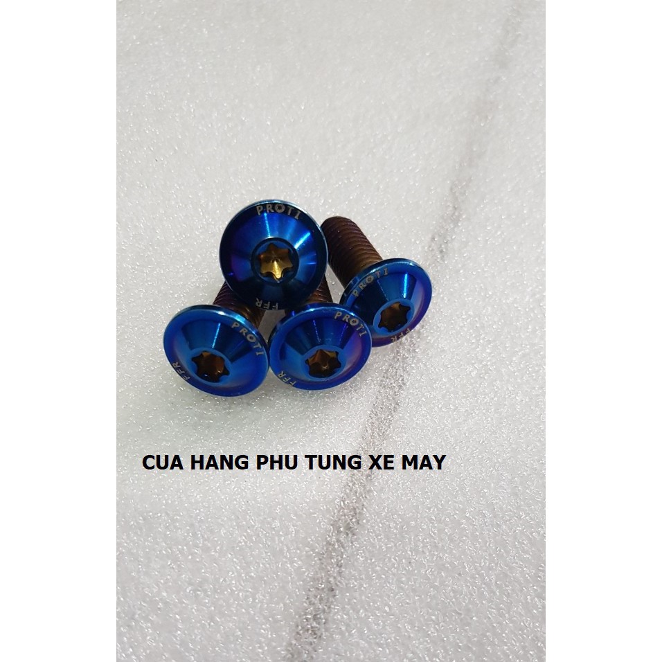 Bộ 4 ốc gắn đĩa PROTI TITAN gắn các loại xe