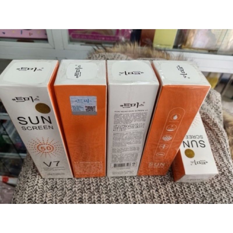 Kem xịt chống nắng chính hãng Sun Screen V7