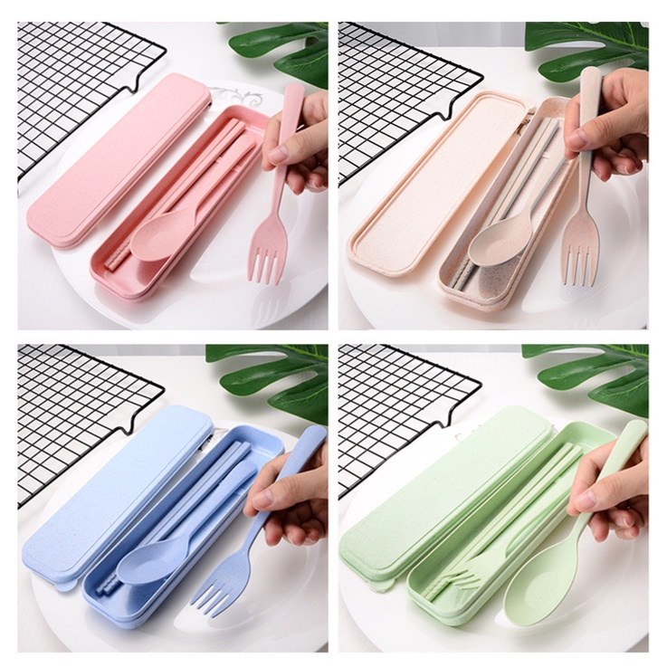 BỘ THÌA, DĨA, ĐŨA 3 CHI TIẾT LÚA MẠCH - br00327