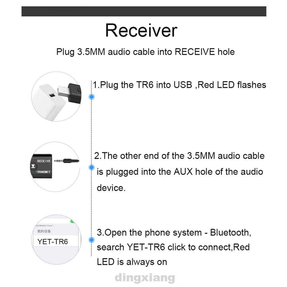 Bộ Truyền Tín Hiệu Âm Thanh Bluetooth 5.0 Cho Xe Hơi | BigBuy360 - bigbuy360.vn