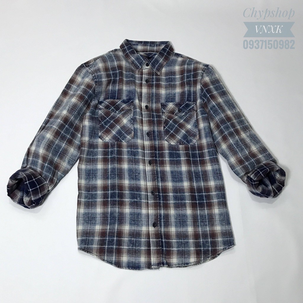 Áo sơ mi nam Denim tay dài Angelo Litrico vnxk