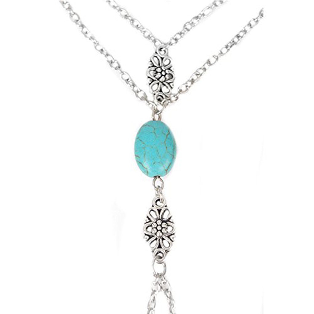 Vòng Tay Hợp Kim Mặt Hình Hoa Đính Đá Lấp Lánh Cho Nữ