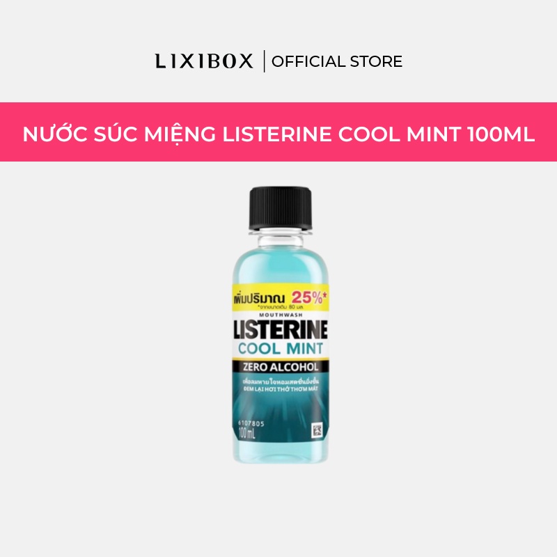 Nước Súc Miệng Listerine 100ml Cool Mint