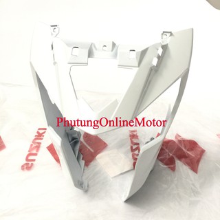 ỐP ĐẦU ĐÈN MÀU TRẮNG RAIDER Fi - SATRIA FI 150