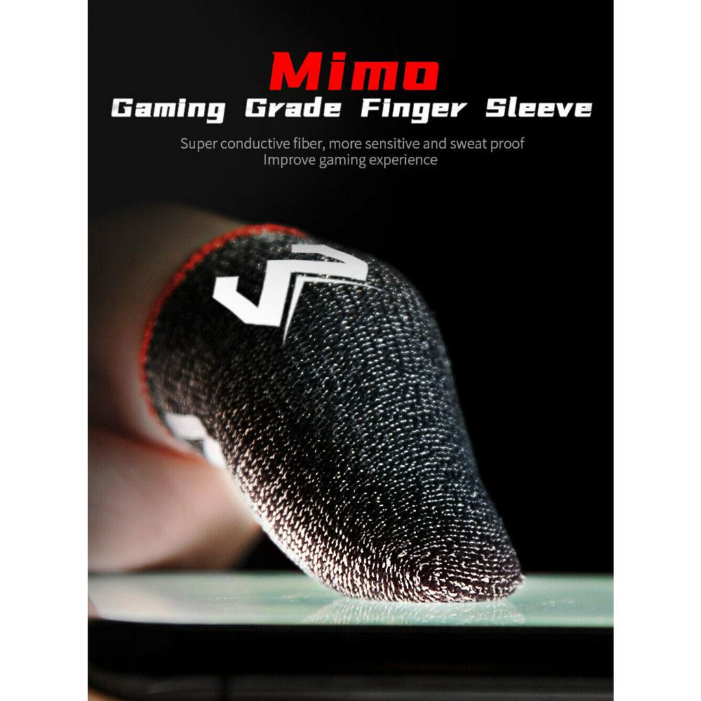 Bao tay chơi game MEMO sợi carbon cao cấp chống mồ hôi ngón tay