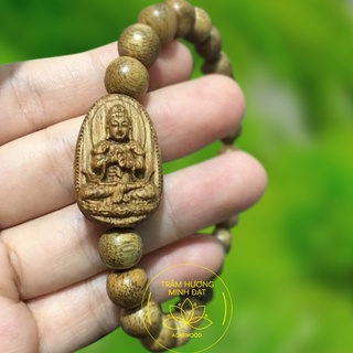 Vòng Trầm Hương Tốc Mix Phật Bản Mệnh - Trầm Hương Tự Nhiên - Vòng Tay Phong Thủy