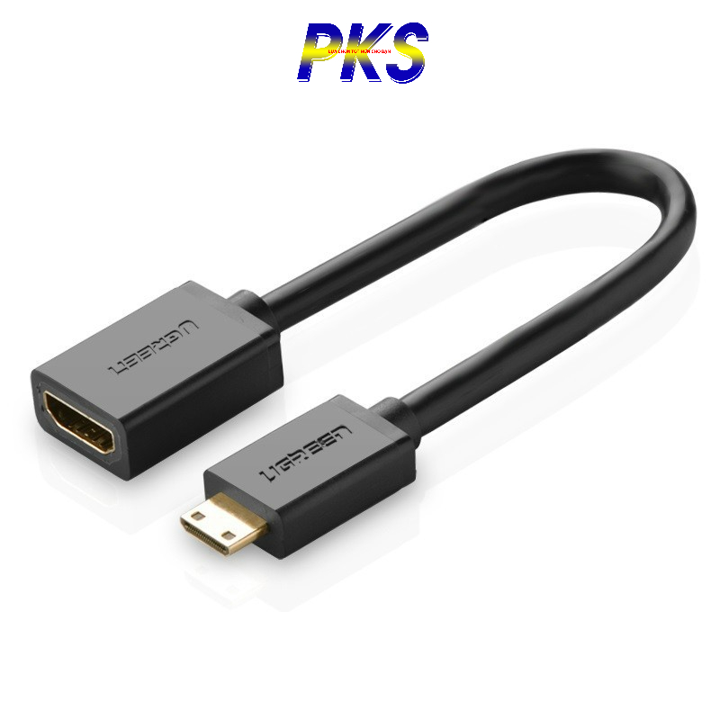Cáp chuyển Mini HDMI sang HDMI Ugreen 20137 - Mini HDMI to HDMI - Hàng chính hãng